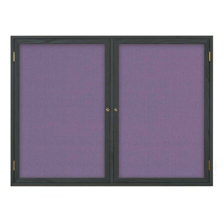 United Visual Products Open Faced Traditional Corkboard, 60x36" UV643A-GOLD-APRICOT